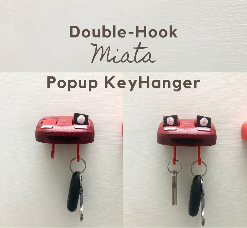 DOUBLE HOOK - Porte-clés POPUP Miata