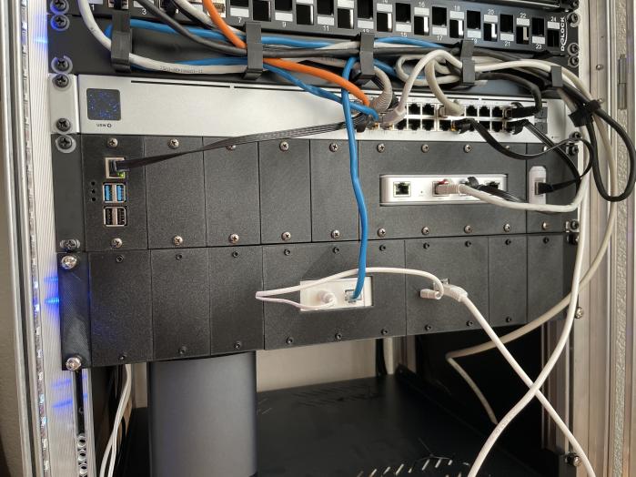 Montage en rack pour Philips Hue Bridge - Rack modulable 2U 19'