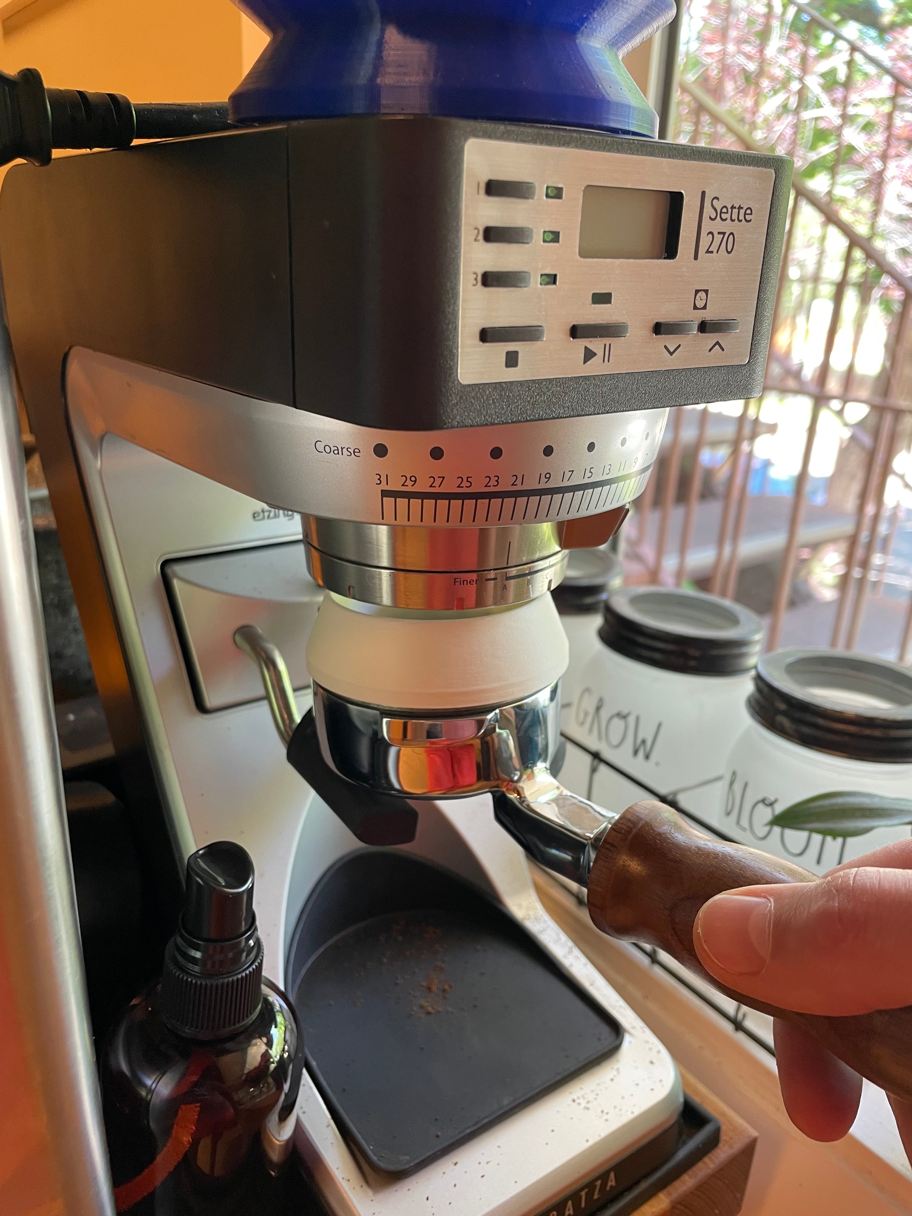 Bague de dosage magnétique pour porte-filtre à expresso