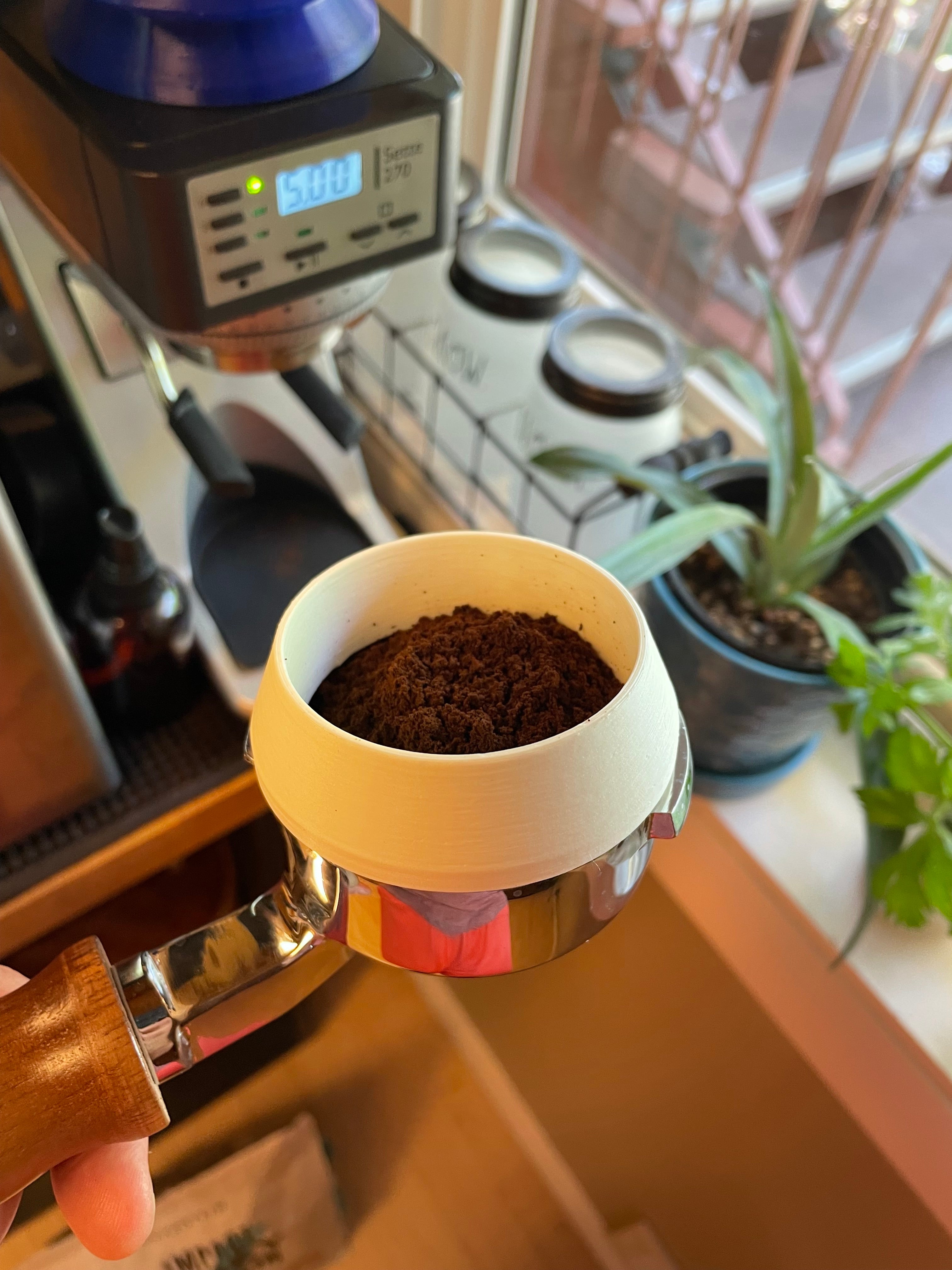Bague de dosage magnétique pour porte-filtre à expresso
