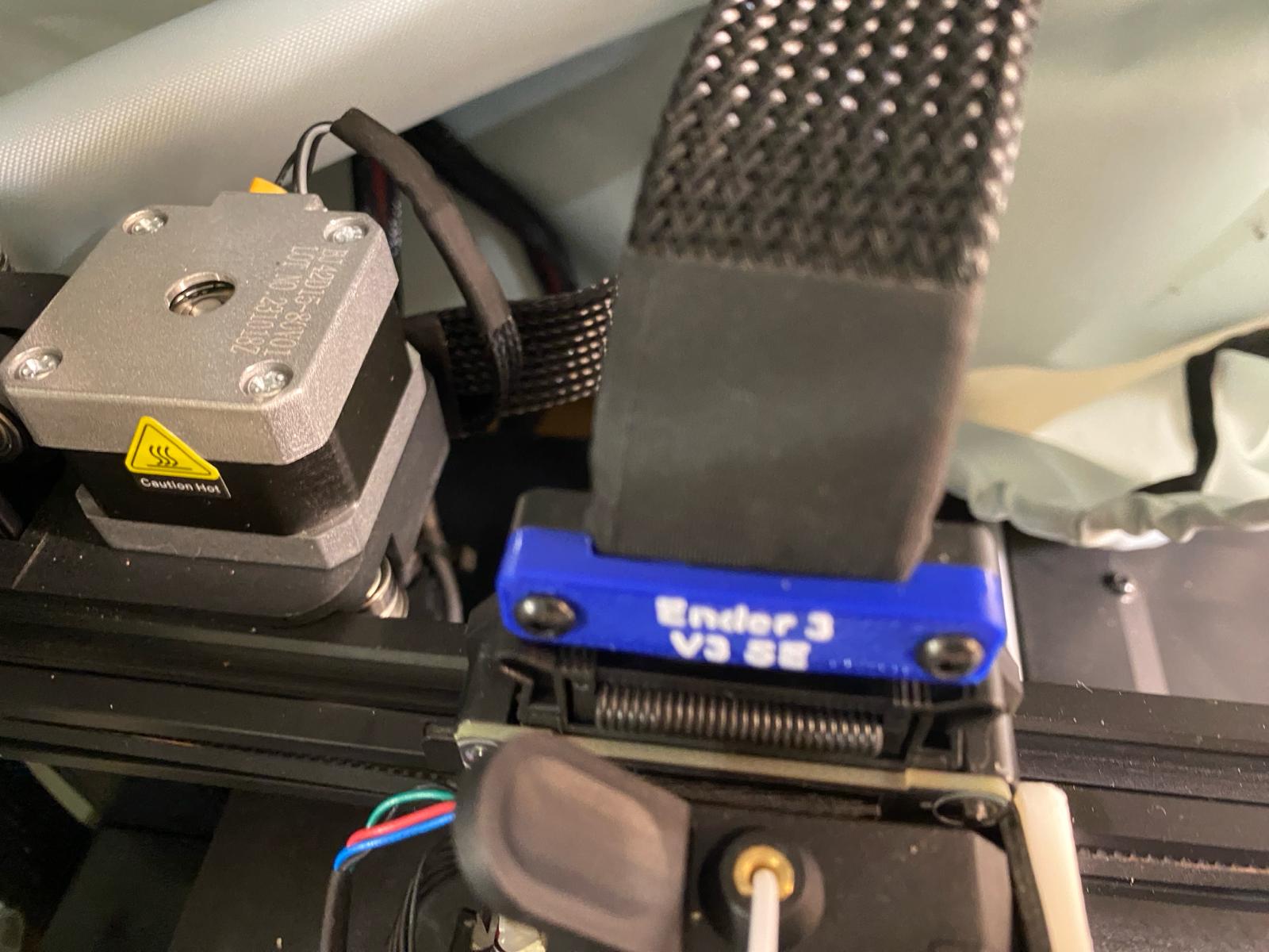 Pince de câble de tête d'impression Ender 3 V3 SE