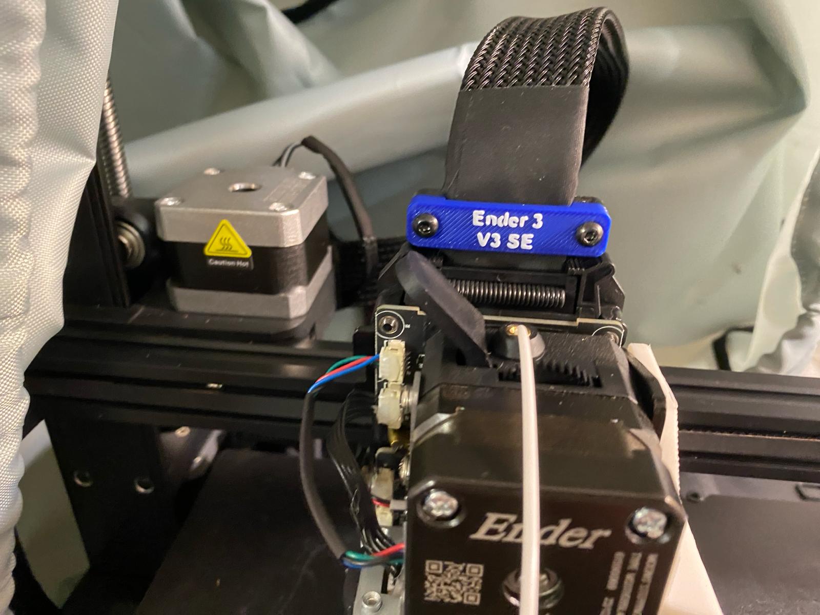 Pince de câble de tête d'impression Ender 3 V3 SE