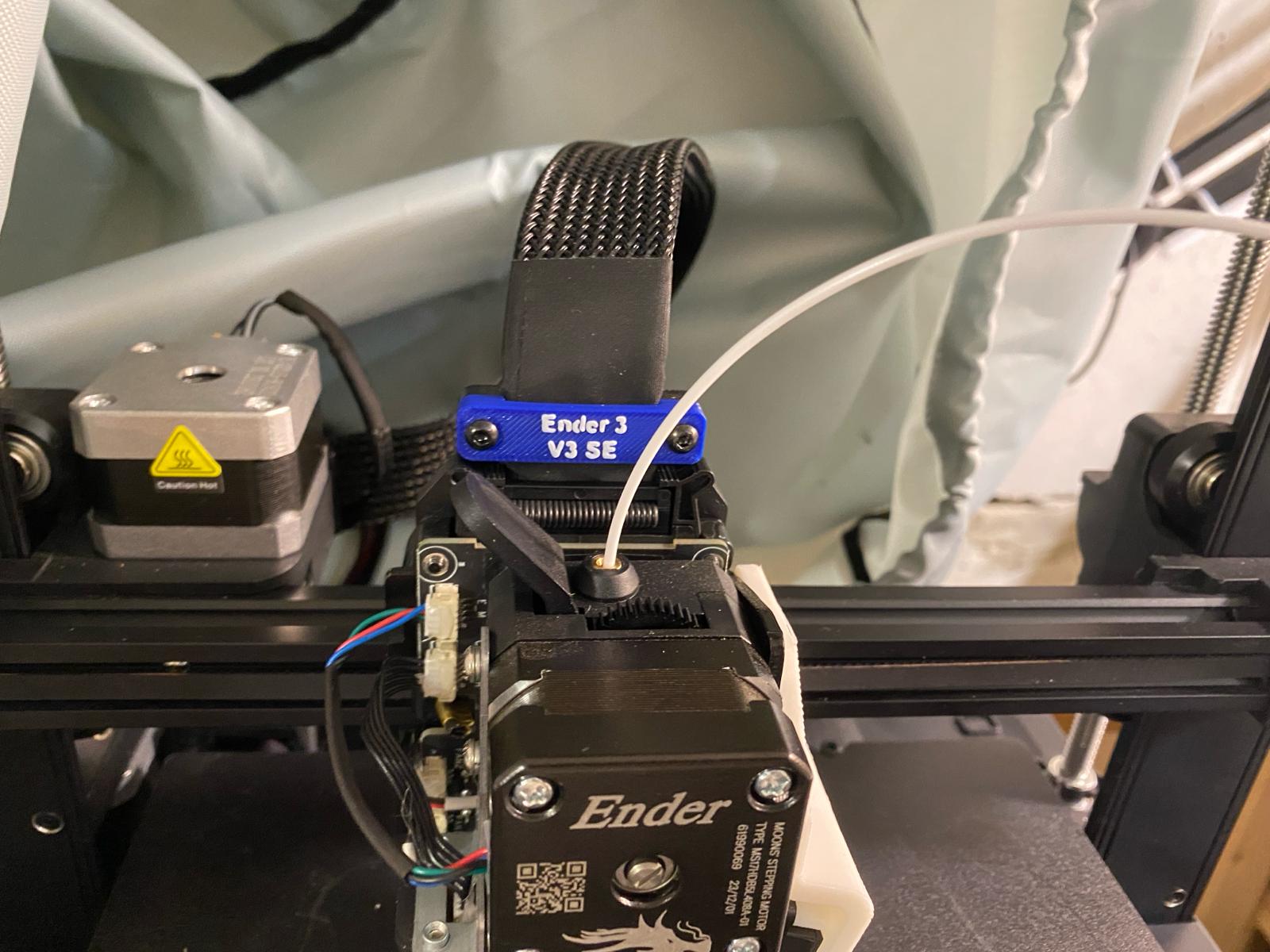 Pince de câble de tête d'impression Ender 3 V3 SE