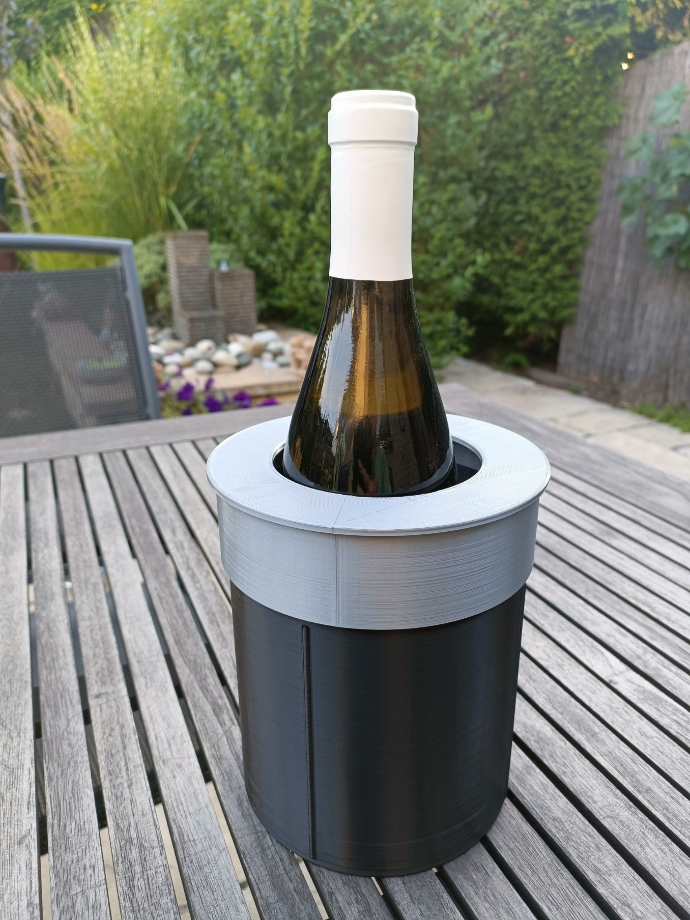 Refroidisseur à vin avec de la place pour 4 éléments de refroidissement - Vin parfaitement tempéré