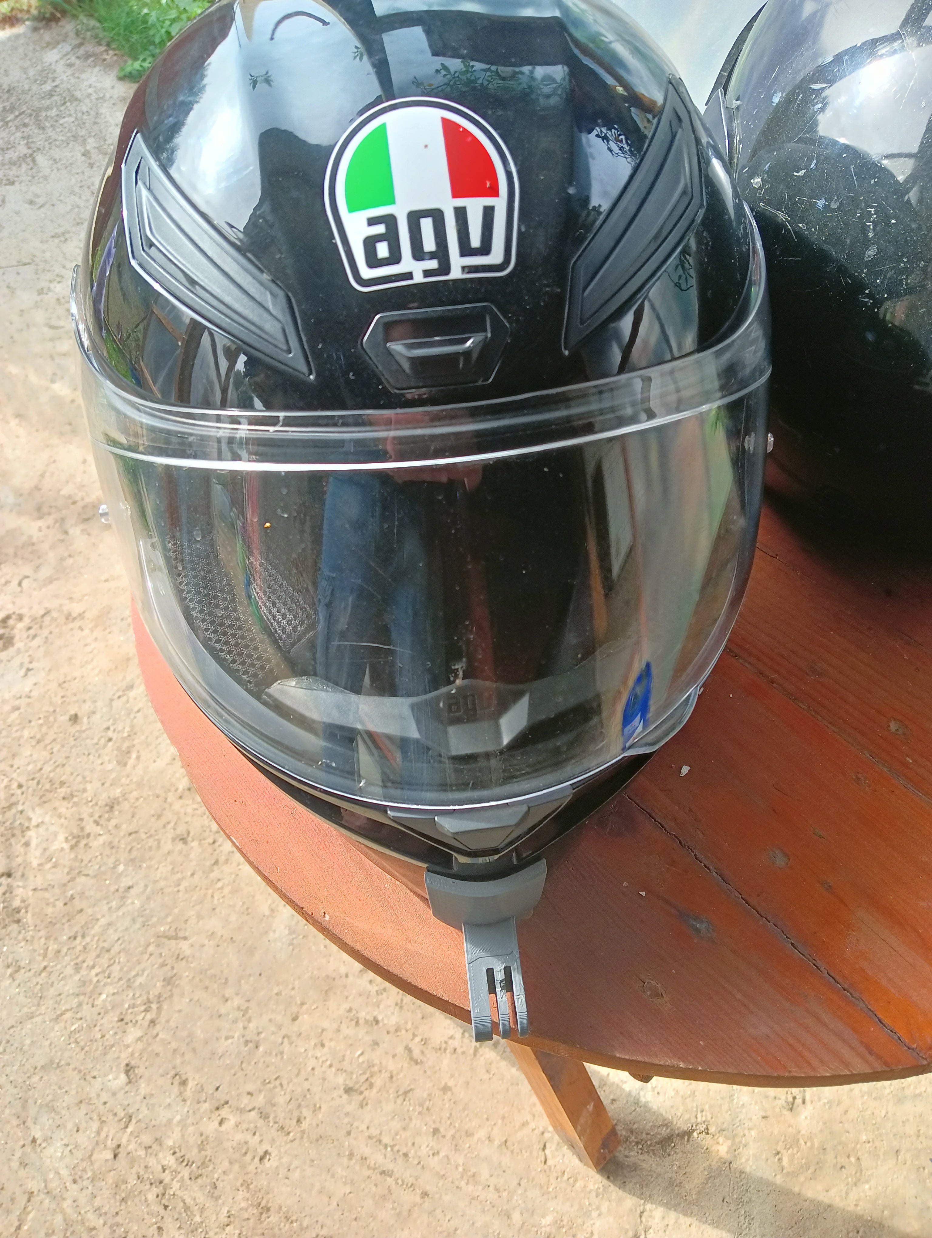 Support de mentonnière pour caméra d'action AGV K1/K1 S