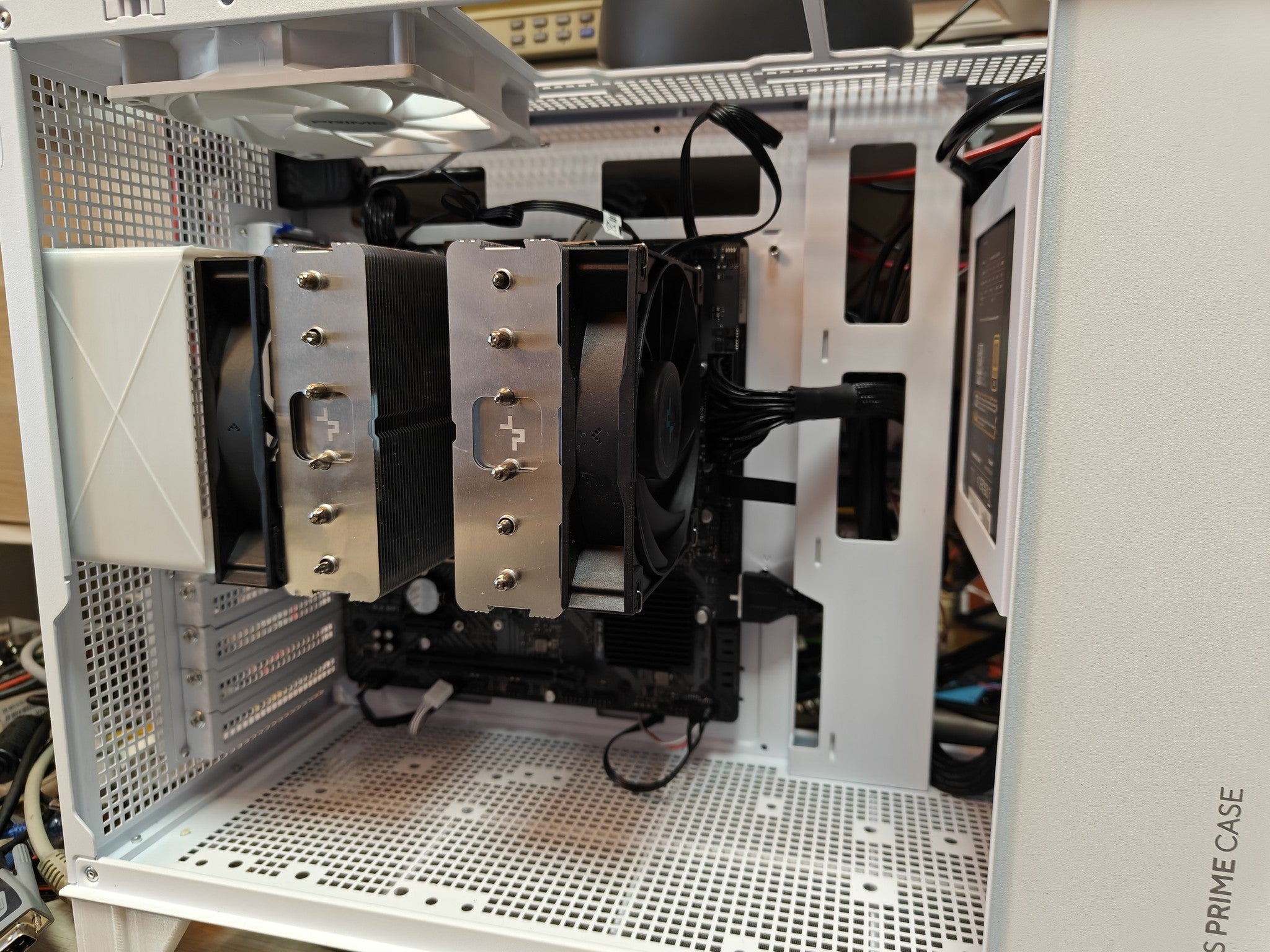 Tunnel de ventilateur de refroidissement pour CPU de PC - Pour ventilateur de 12 cm, hauteur de 6,5 cm