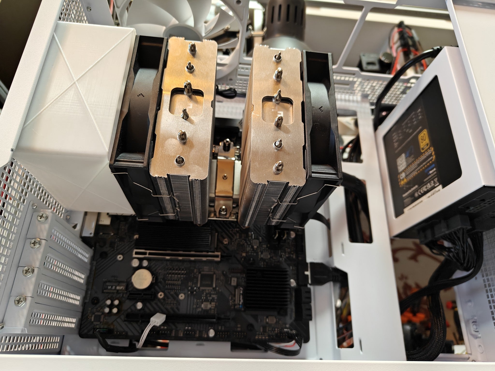 Tunnel de ventilateur de refroidissement pour CPU de PC - Pour ventilateur de 12 cm, hauteur de 6,5 cm