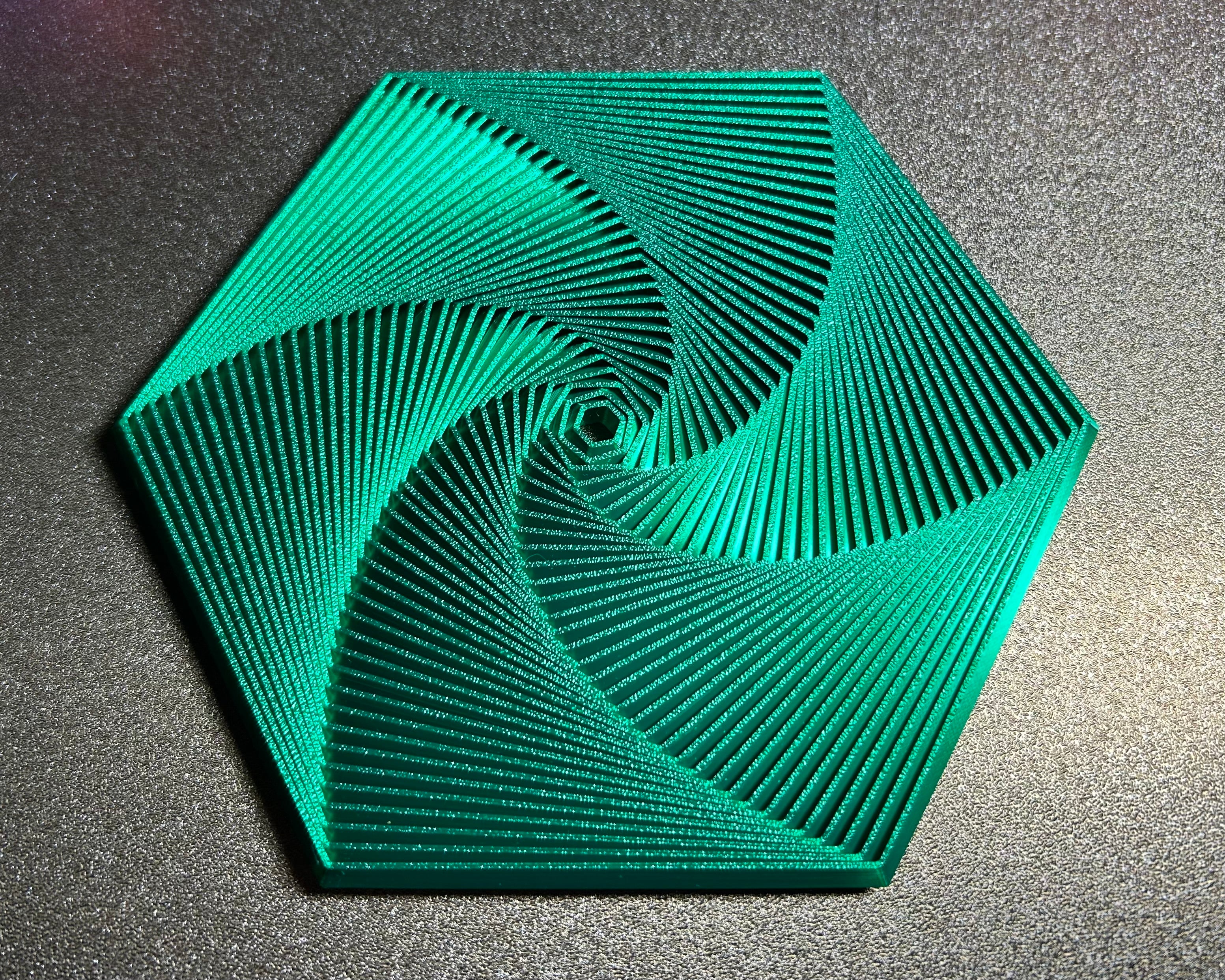 Hexagon Superfidget - design PIP de 35 segments