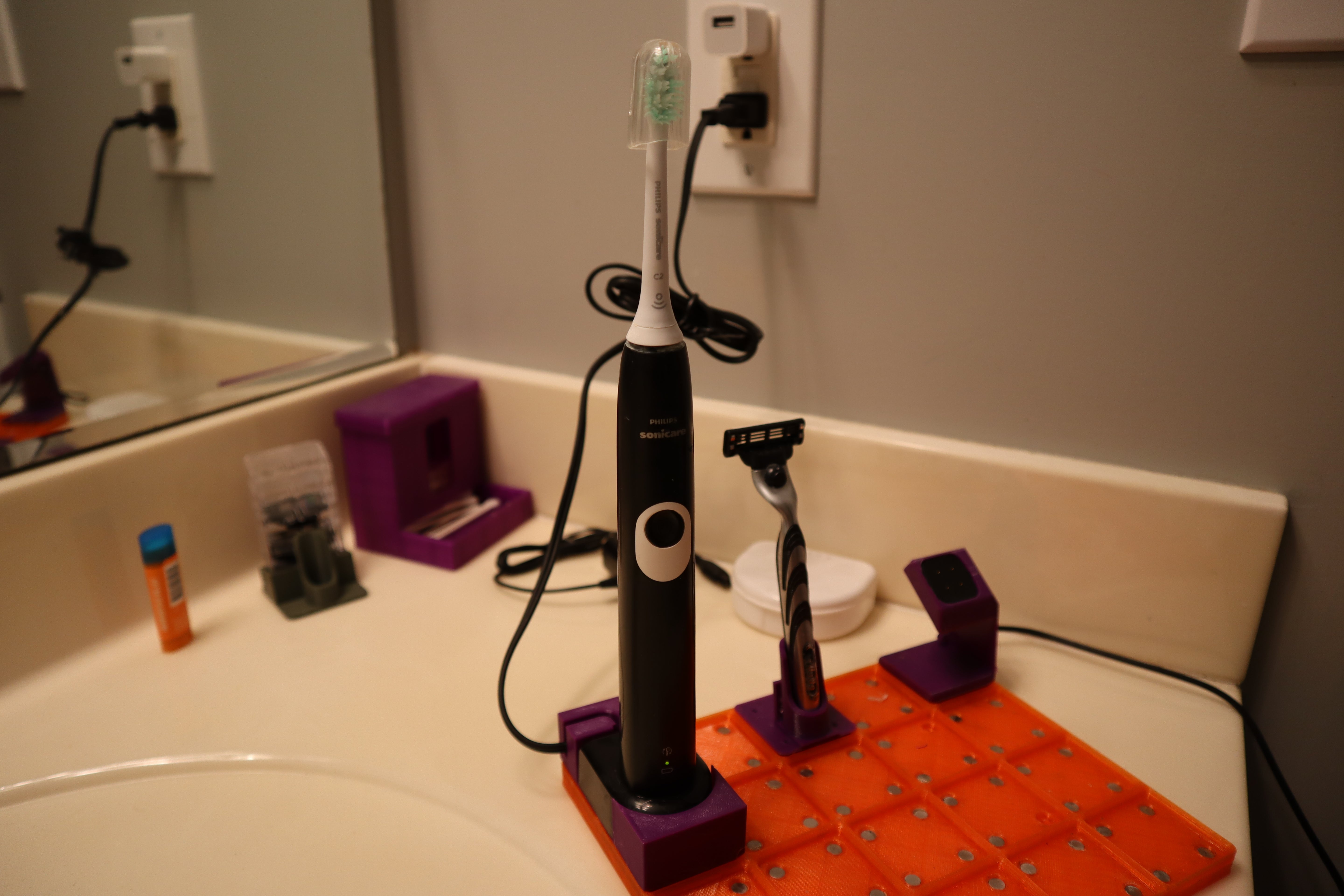 Chargeur de brosse à dents Gridfinity Sonicare
