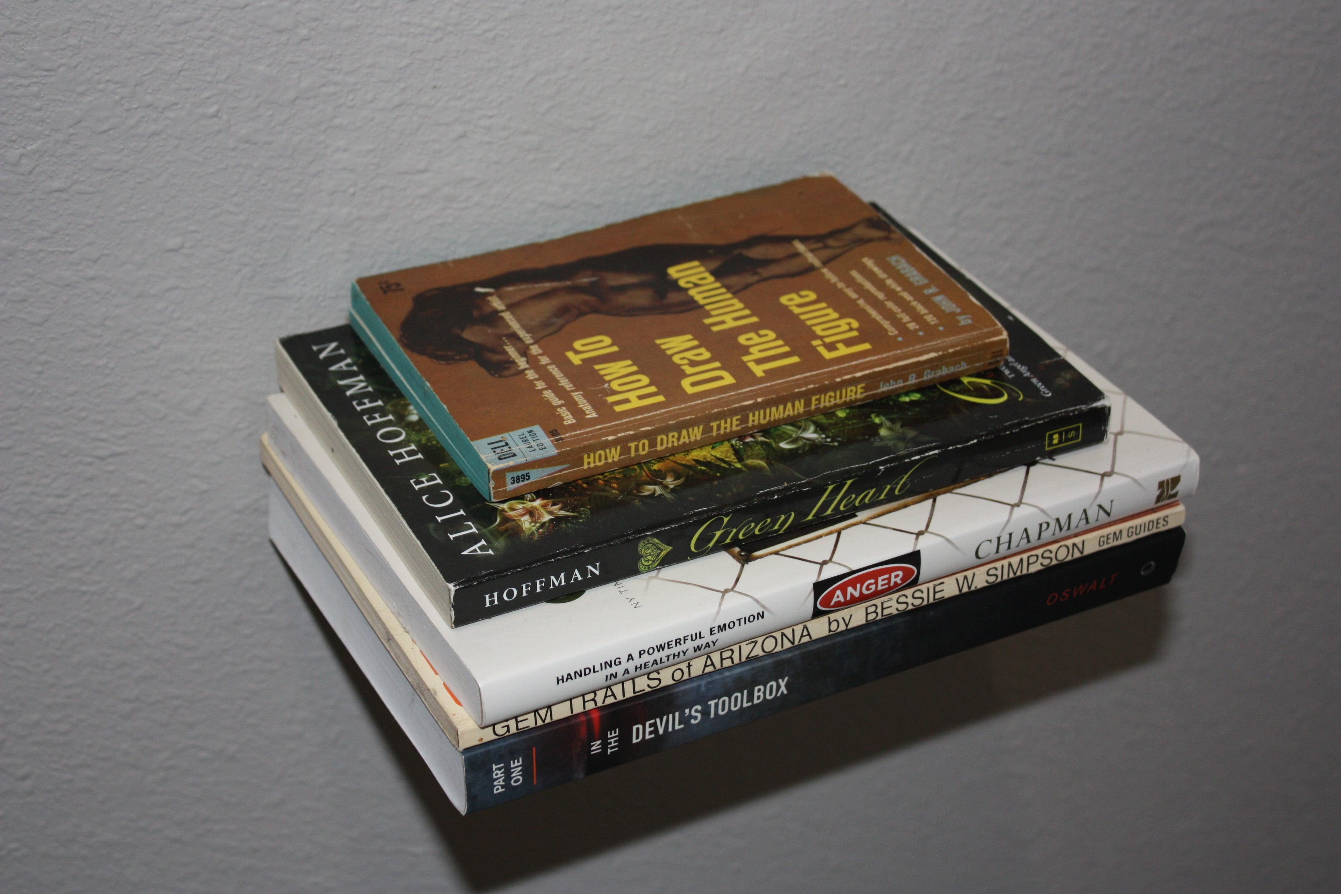 Étagère à livres flottante - Rangement mural minimaliste