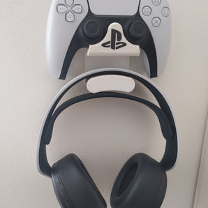 Support mural pour manette PS5 et casque