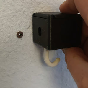 Crochet à clés en forme de chat pour montage mural - Rangement élégant