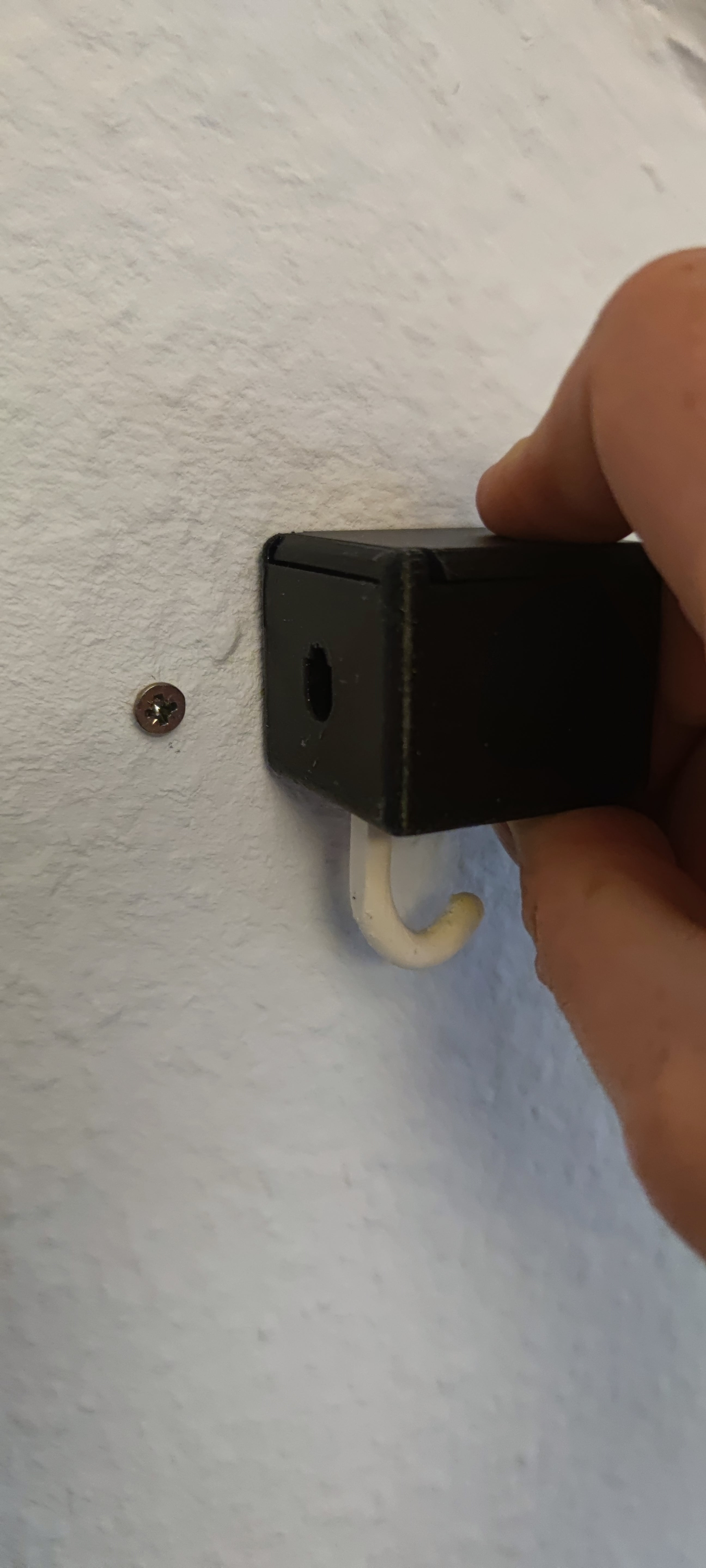 Crochet à clés en forme de chat pour montage mural - Rangement élégant