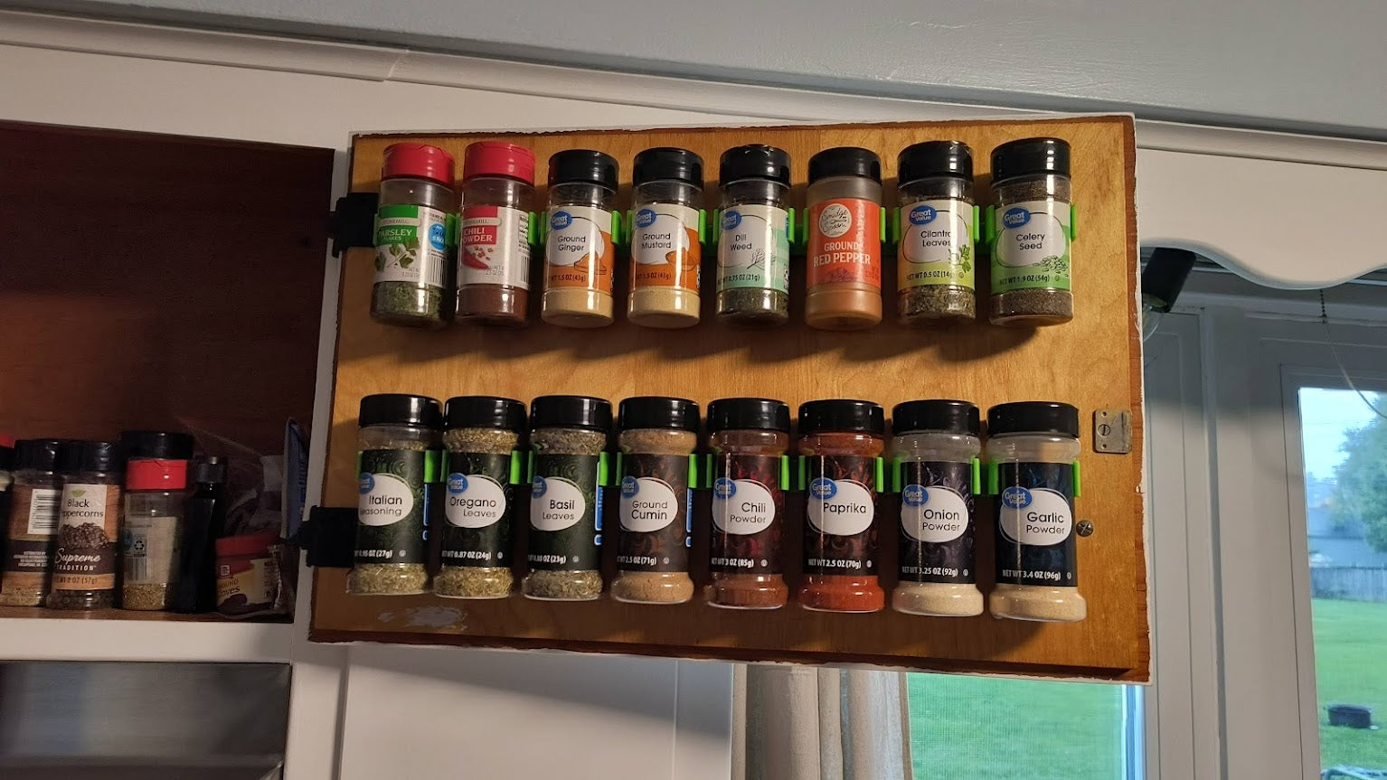 Étagère à épices pour placard ou mur
