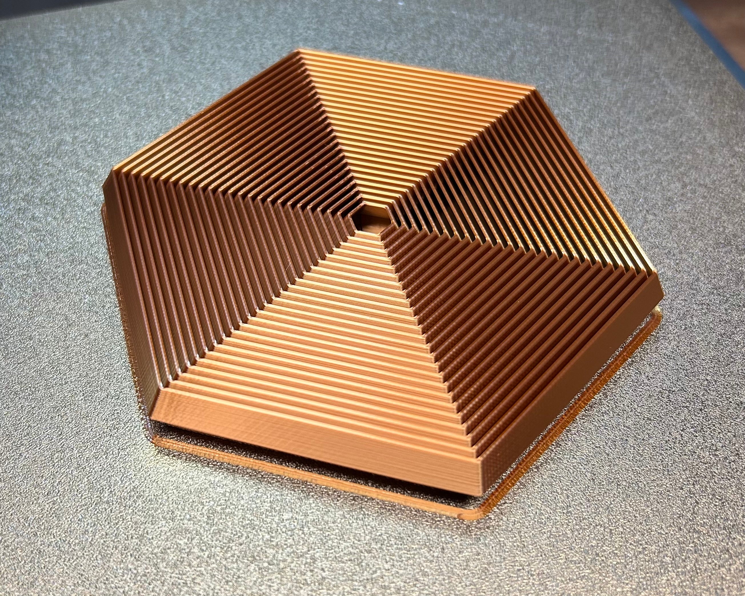 Hexagon Superfidget V2 - Design PIP à 45 segments