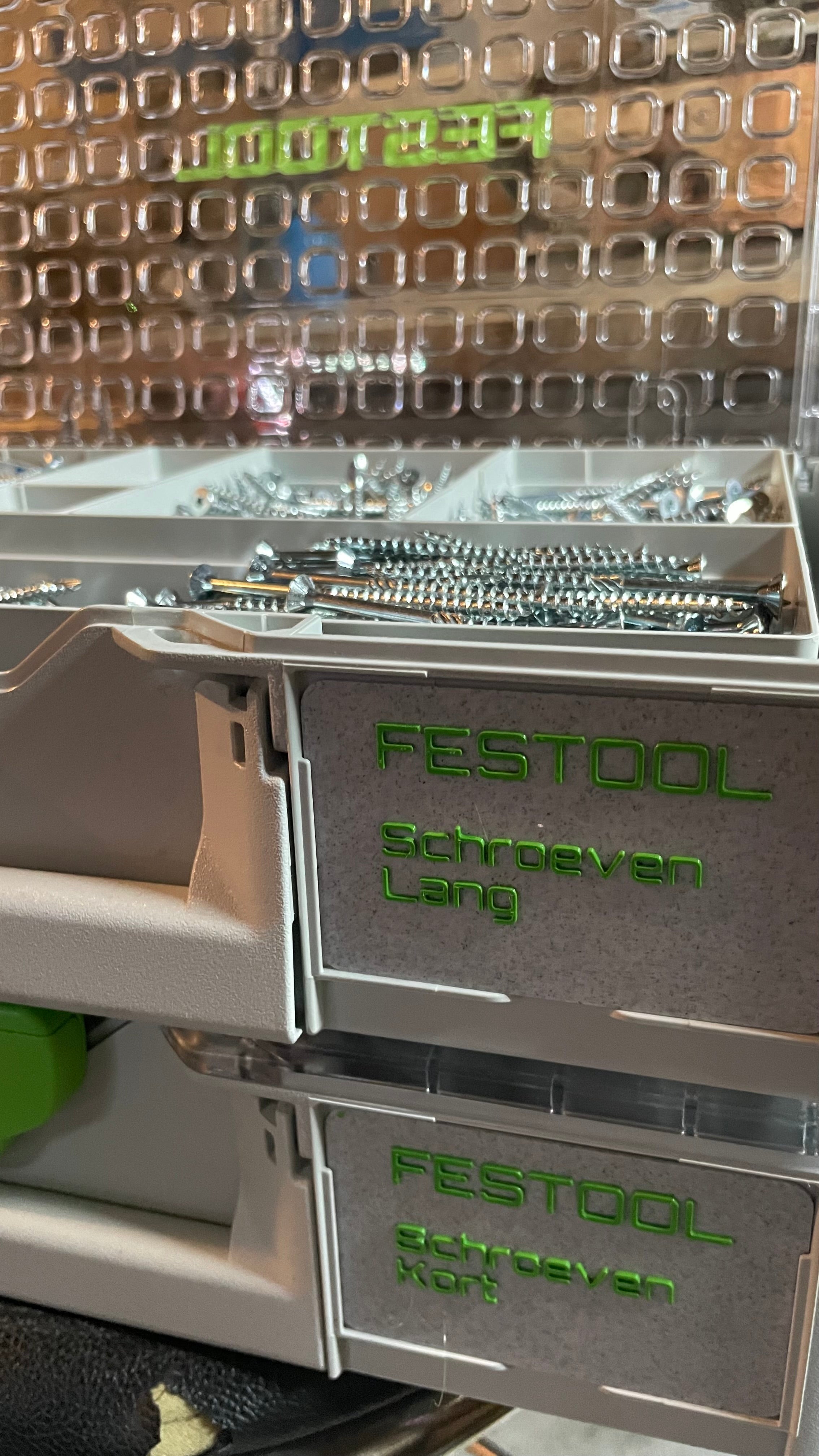 Carte de contenu Festool Systainer pour SYS3 ORG M 89