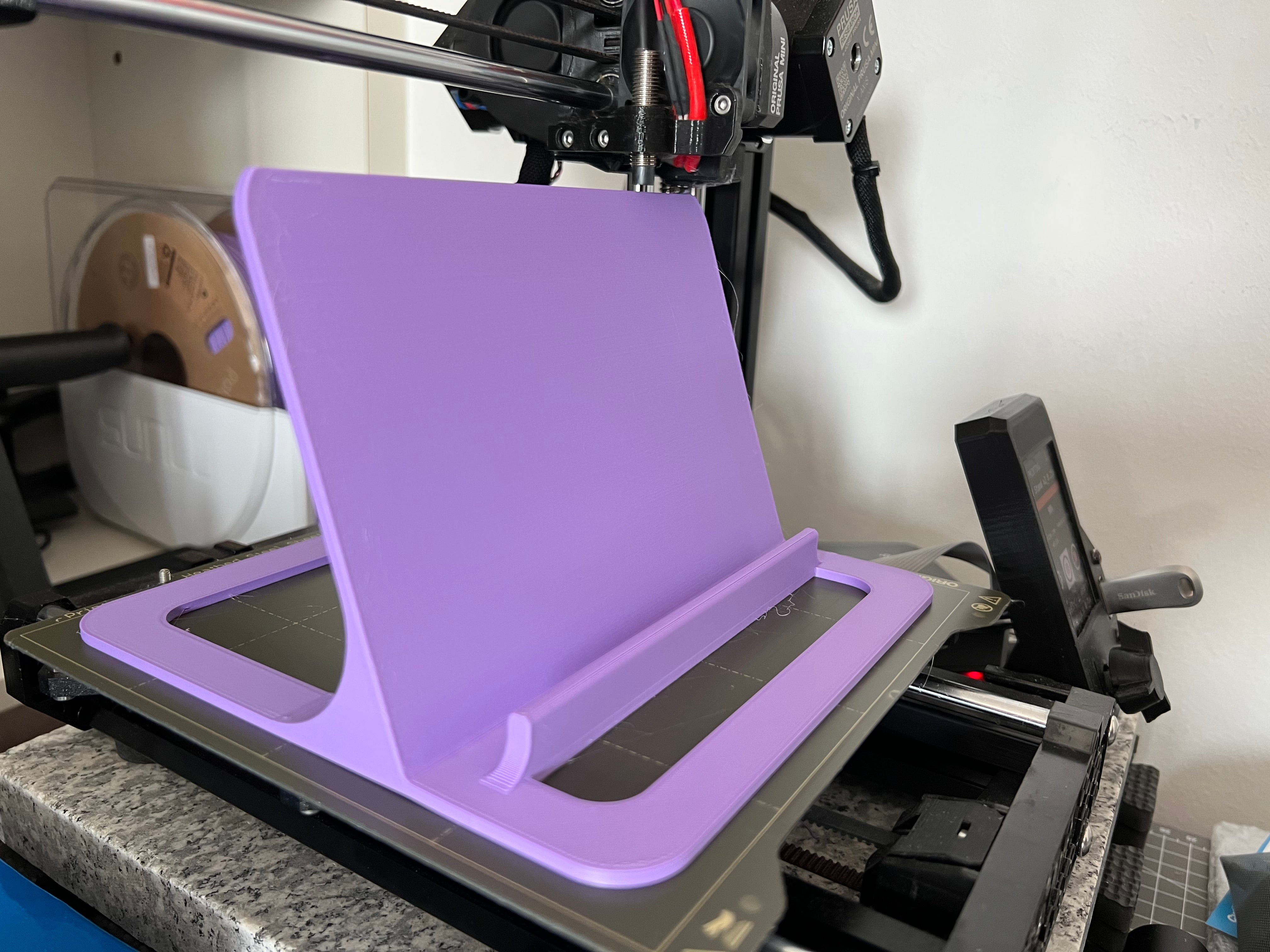 Support iPad surdimensionné en polymère PolyTerra Purple