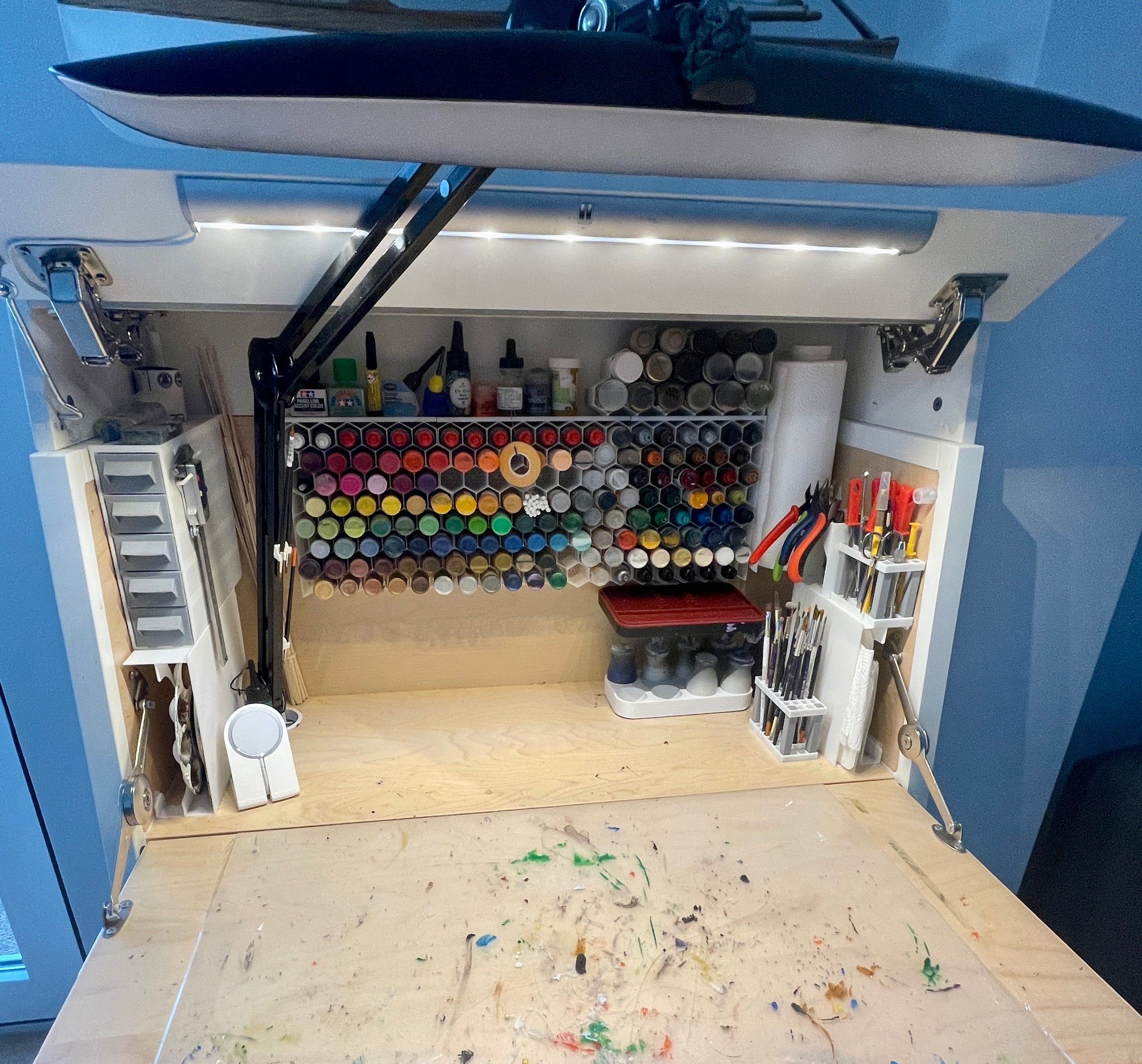 Montage mural pour palette humide Army Painter - Espace optimal pour la créativité