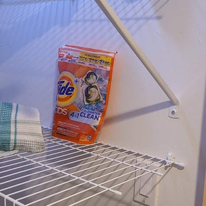 Bouchons d'extrémité pour étagères métalliques (compatibles avec Rubbermaid)