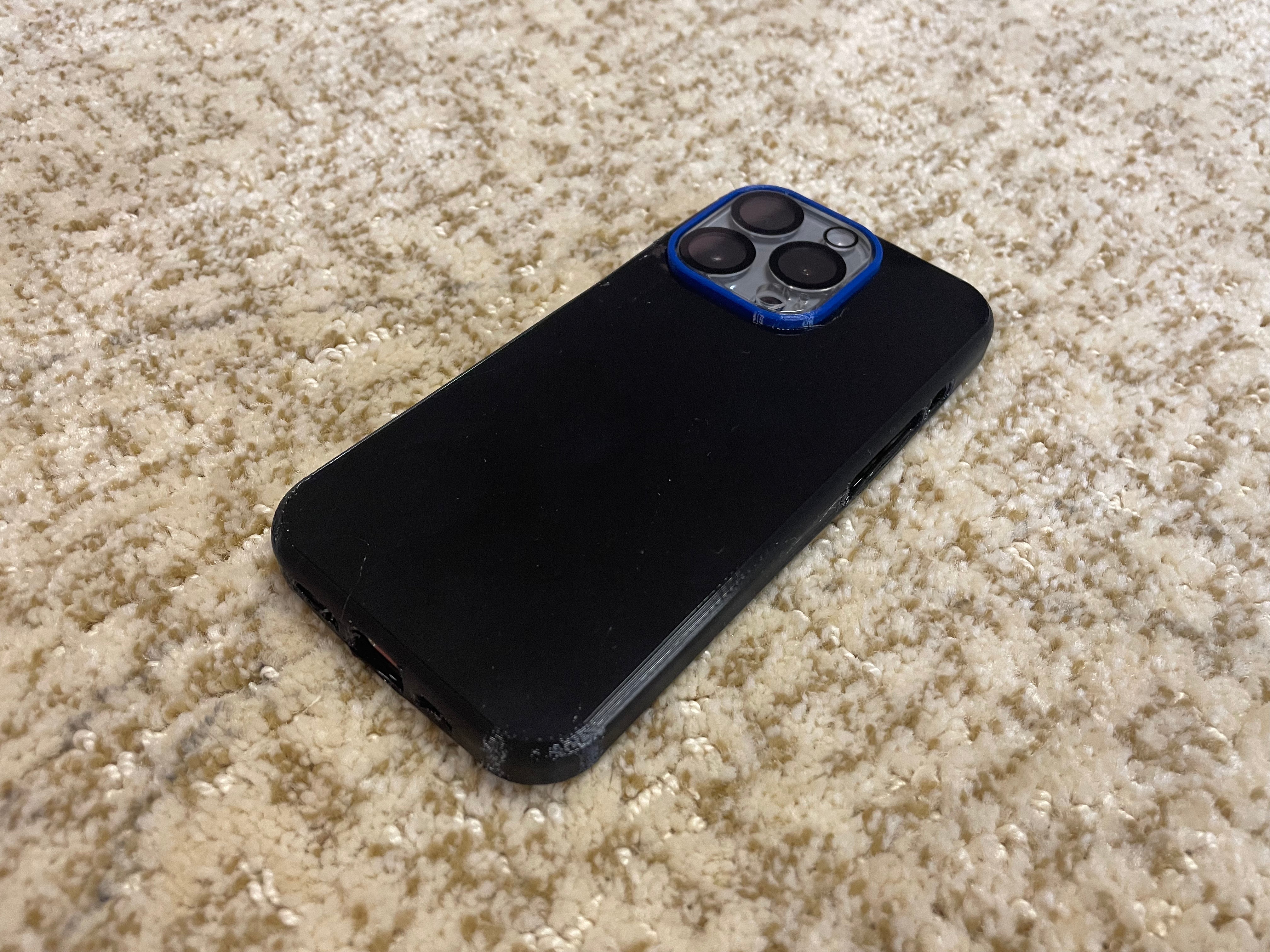 Coque TPU pour iPhone 15 Pro avec protection de l'appareil photo
