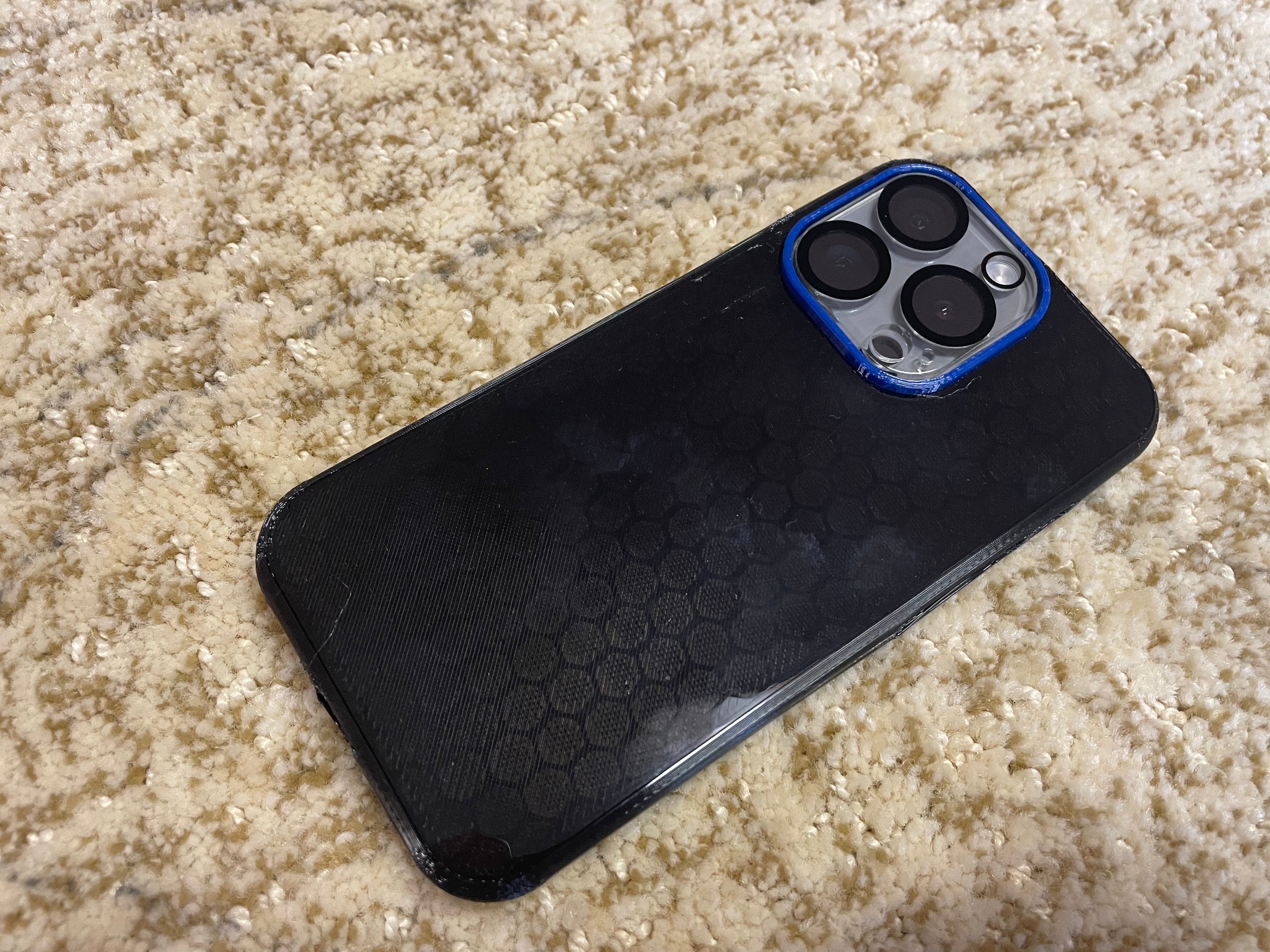 Coque TPU pour iPhone 15 Pro avec protection de l'appareil photo