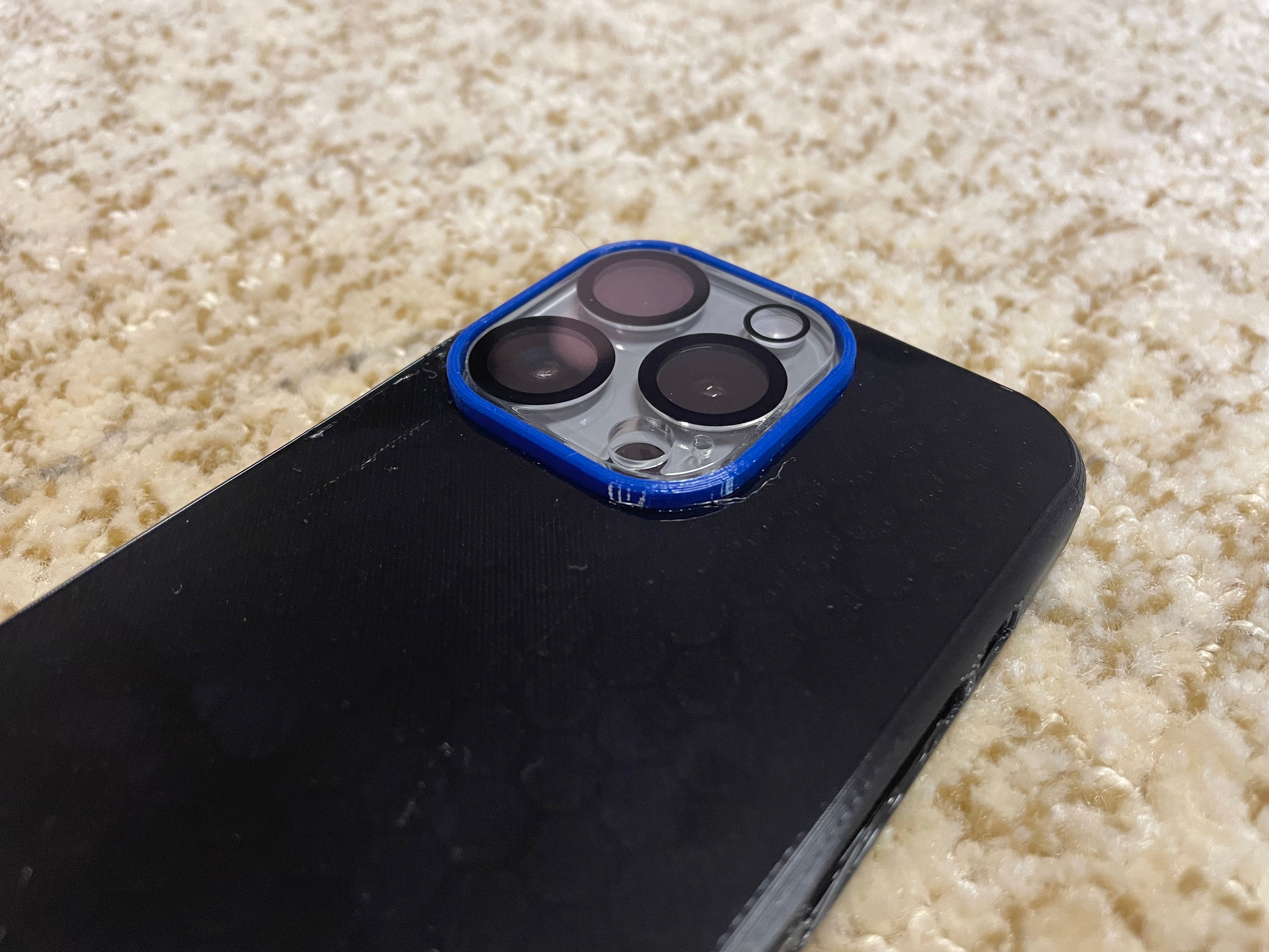 Coque TPU pour iPhone 15 Pro avec protection de l'appareil photo