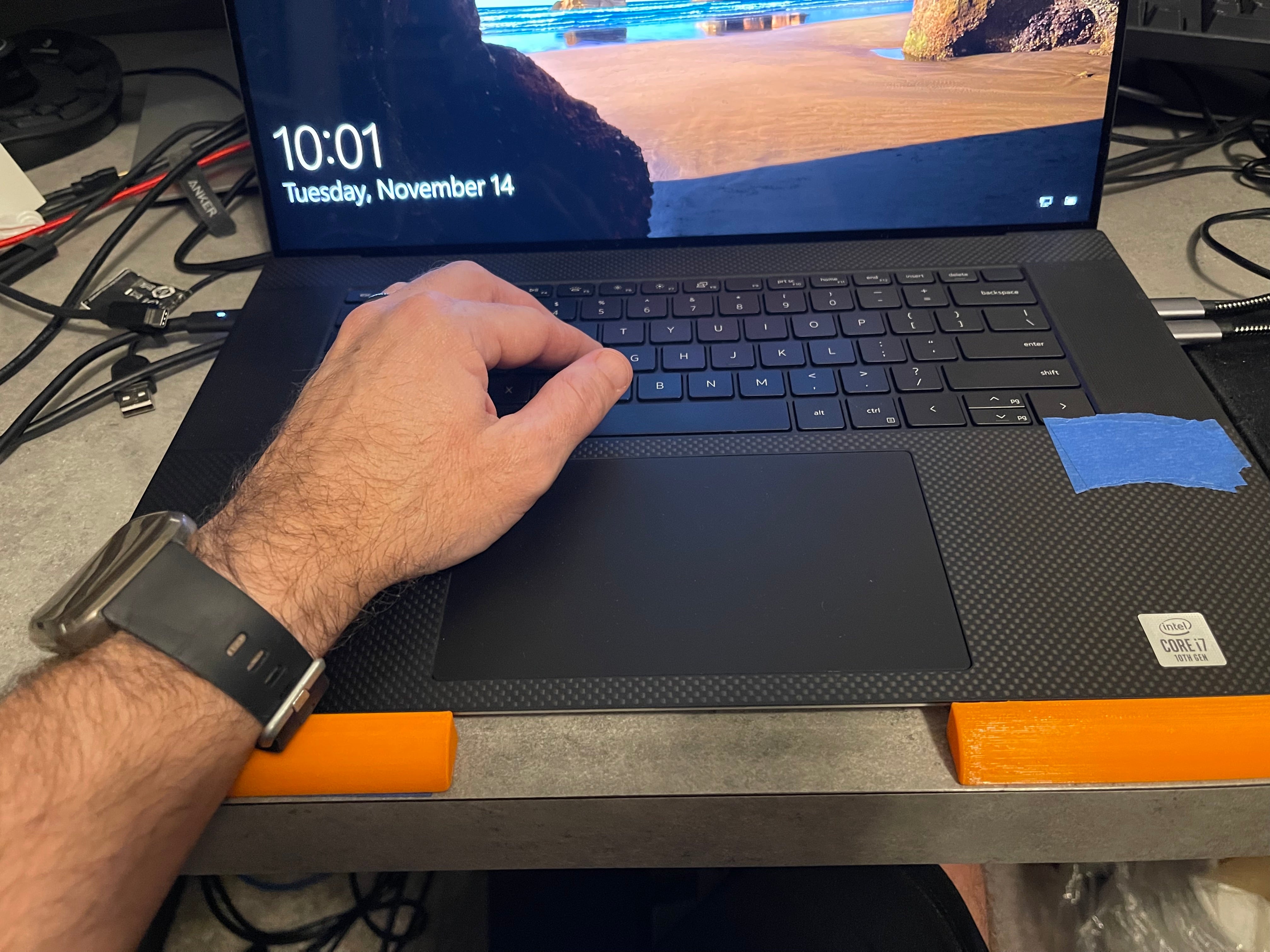 Support de poignet ergonomique pour clavier et PC portable