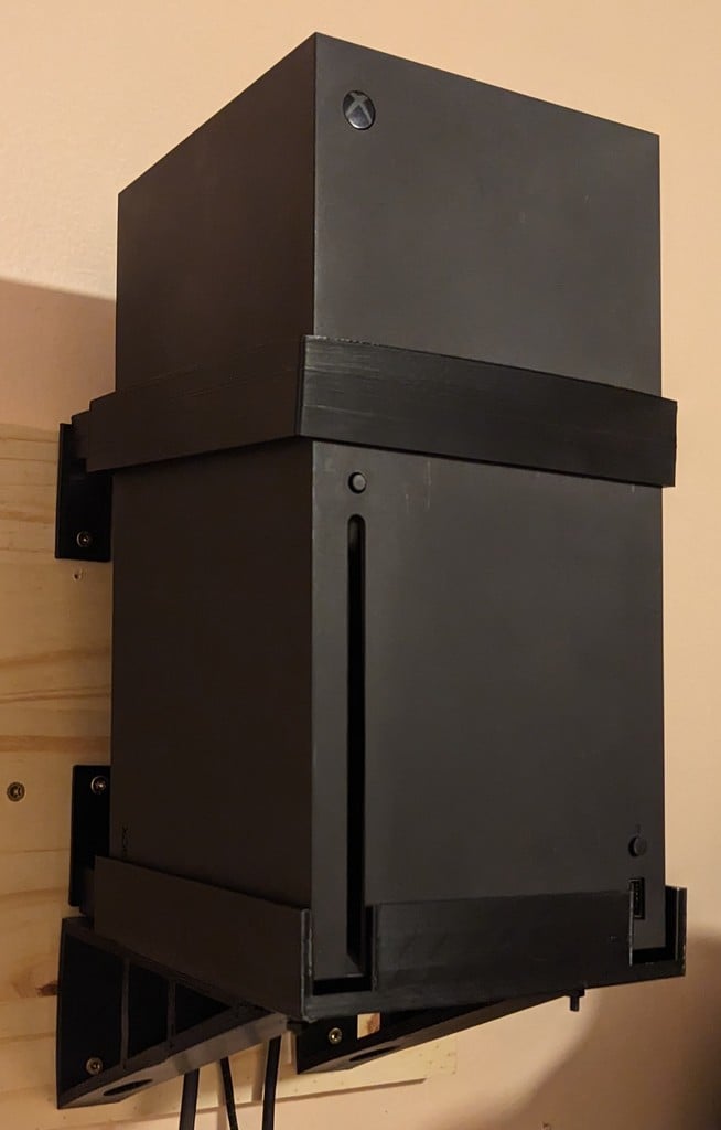 Montage murale pour Xbox Series X avec support supérieur