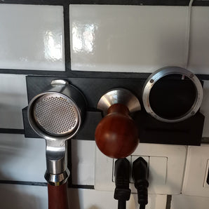 Organisateur d'espresso avec porte-filtre de 51 mm V2 avec emplacement pour entonnoir (diamètre extérieur de 60 mm)