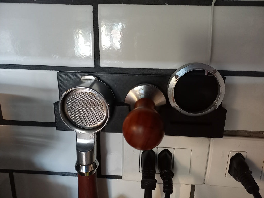 Organisateur d'espresso avec porte-filtre de 51 mm V2 avec emplacement pour entonnoir (diamètre extérieur de 60 mm)