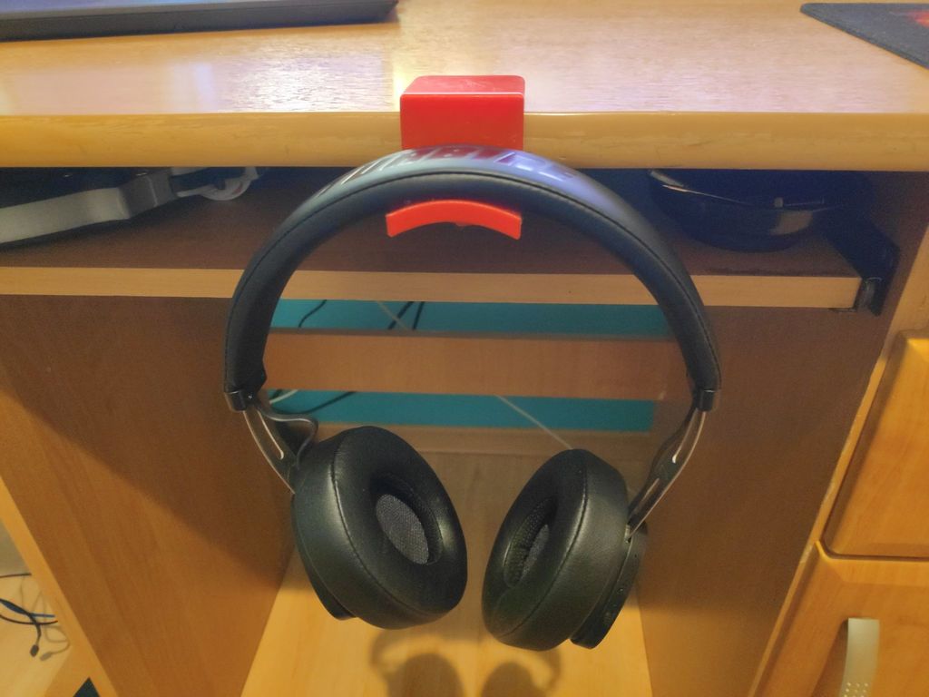 Support de casque avec pince de bureau et vis