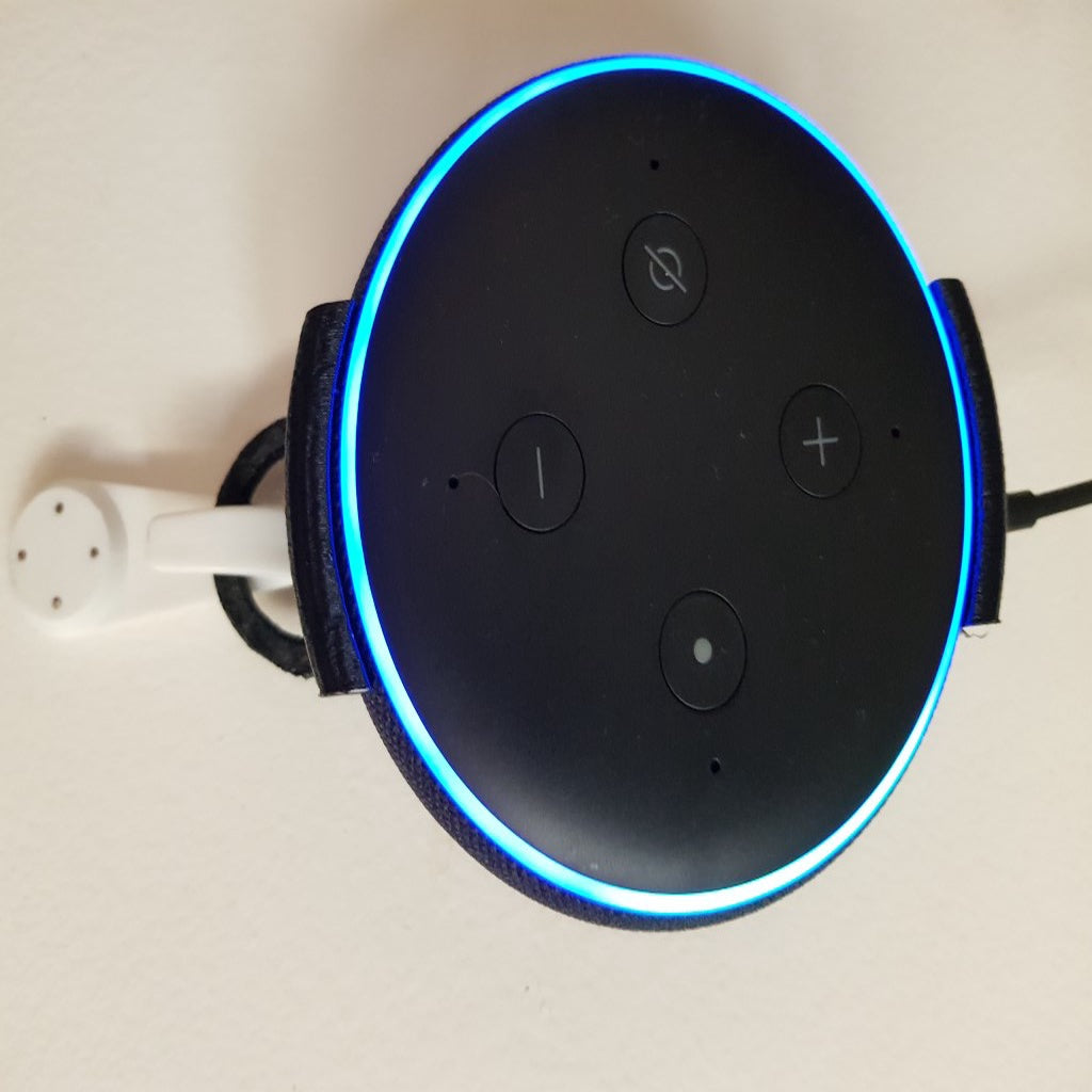 Support pour Amazon Alexa Echo Dot 3rd Gen avec anneau de suspension