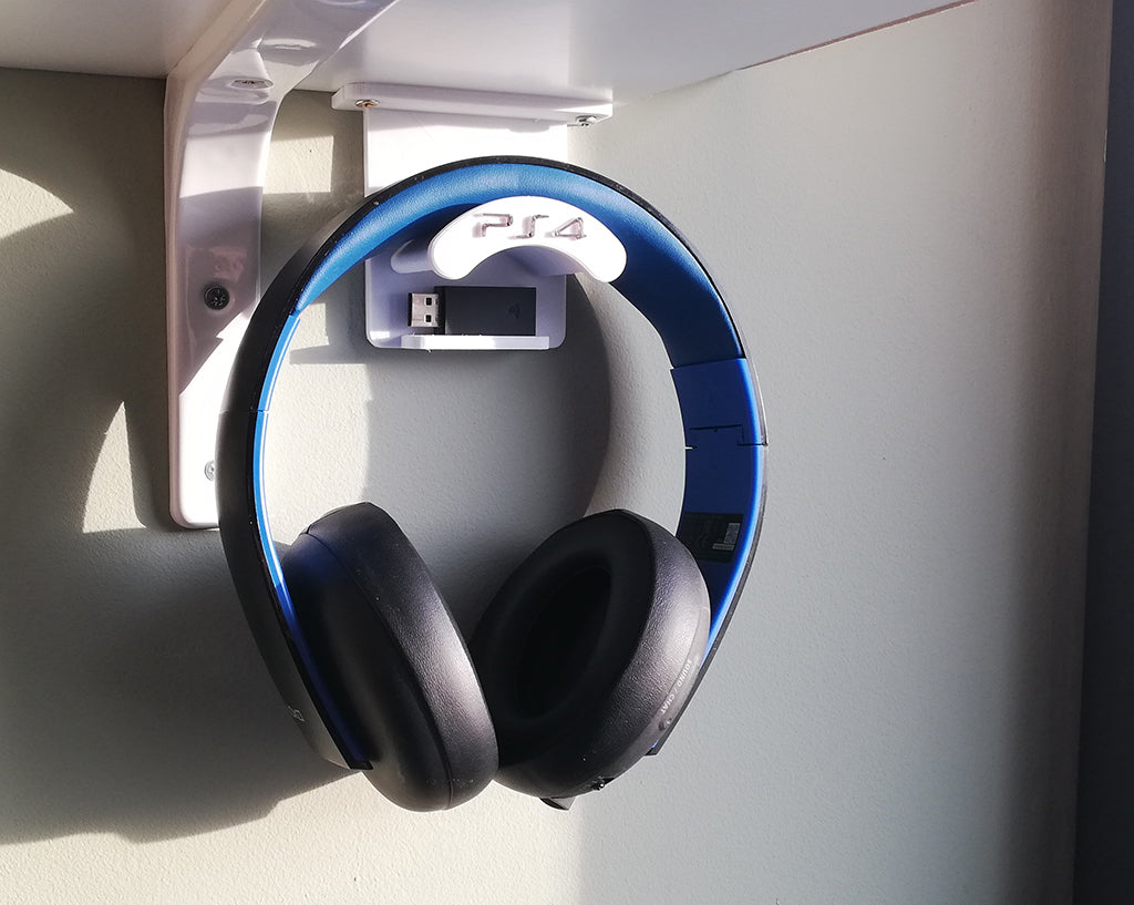 Support de sous-étagère pour écouteurs PS4