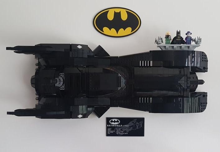 Vægmontering til Lego Batmobile fra 1989