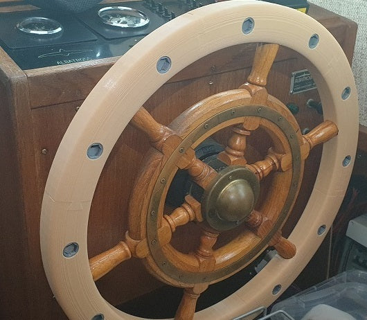 Maquette pour extension de volant de direction de bateau