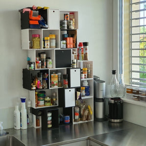 Étagère à épices modulaire personnalisable pour la cuisine