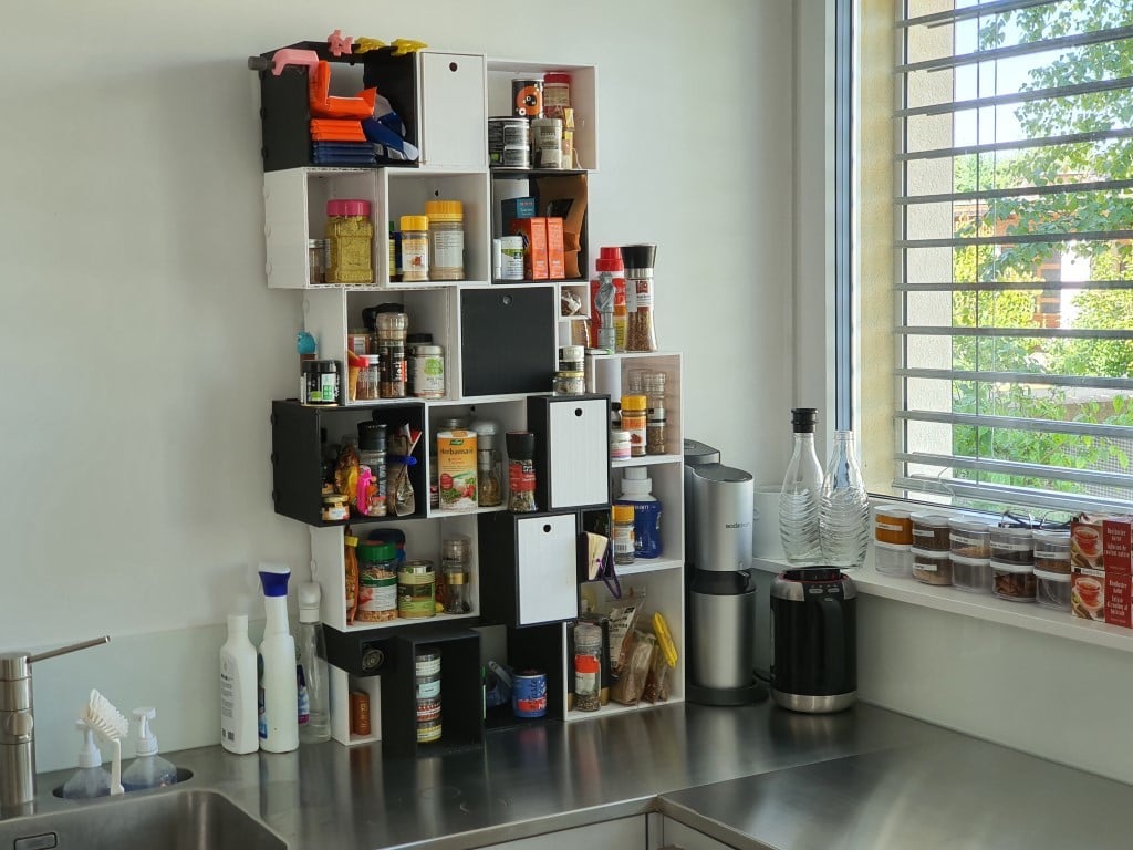 Étagère à épices modulaire personnalisable pour la cuisine