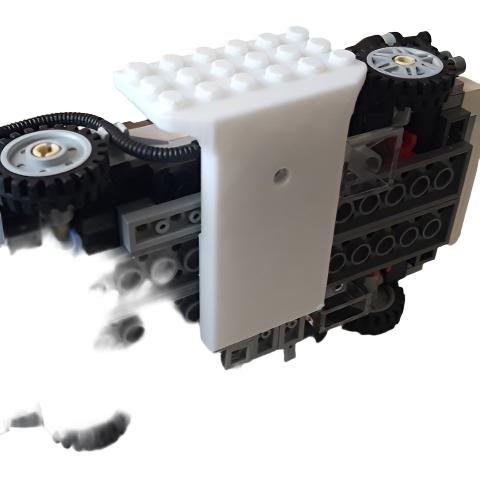 Support mural pour Lego DeLorean (21103)