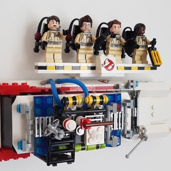 Vægmontering til Lego Ghostbuster Ecto-1 (21108)