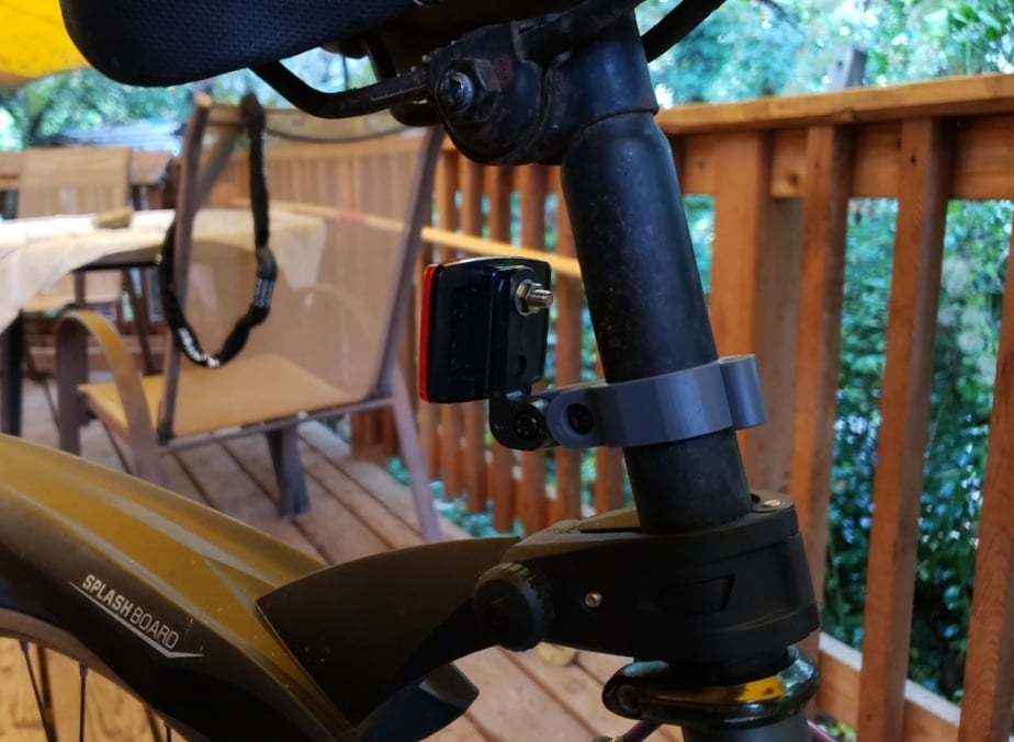 Support de serrage de réflecteur de cadre de vélo pour tube de 25 mm et 27 mm