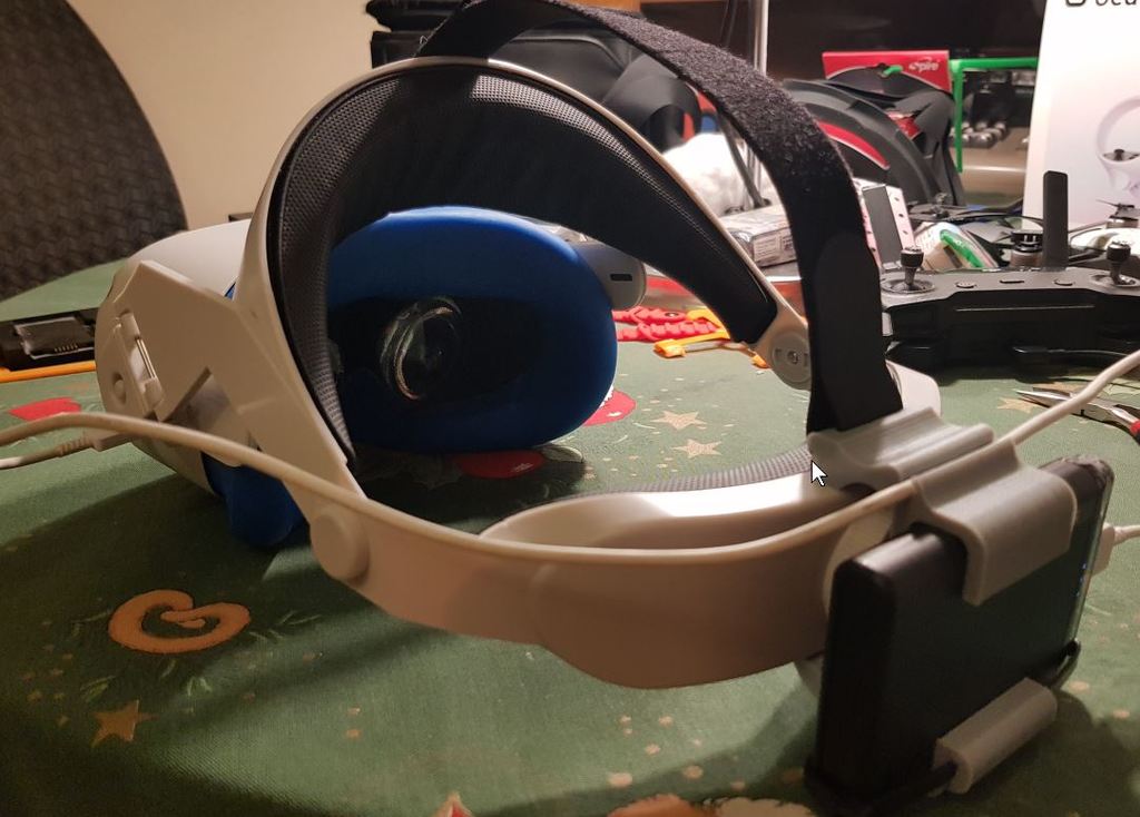 Support de batterie pour Oculus Quest 2 - Confort et temps de jeu améliorés