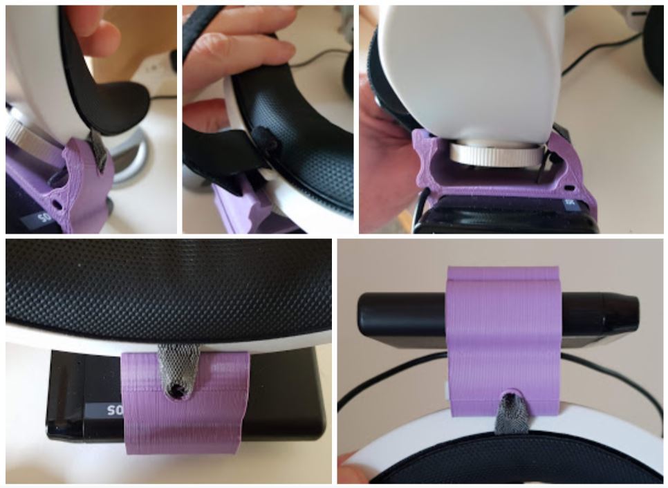 Support de batterie pour Oculus Quest 2 - Confort et temps de jeu améliorés