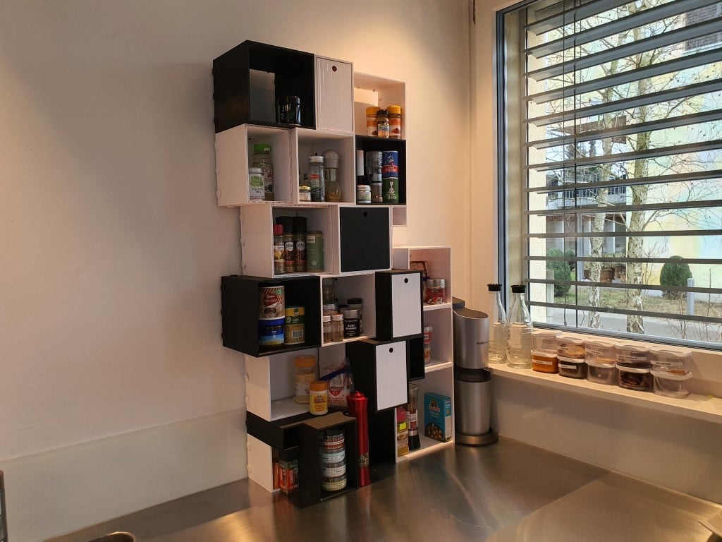 Étagère à épices modulaire personnalisable pour la cuisine