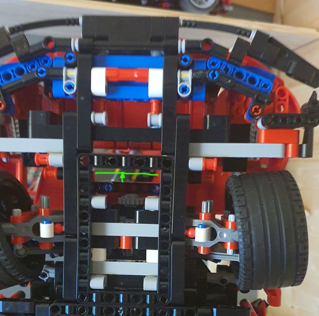 Lego 42125 Ferrari Crochet mur