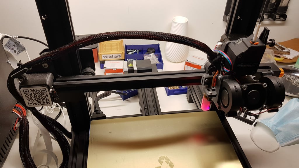 Support de câble d'axe X Ender 3 pour la gestion des câbles