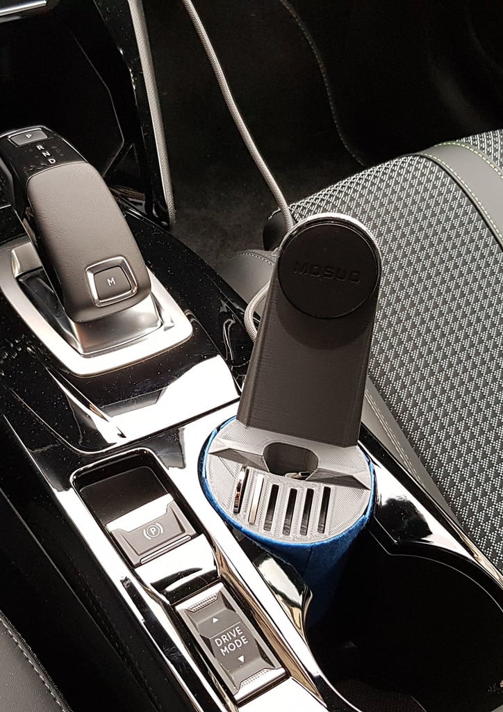Porte-gobelet pour smartphone pour Peugeot 208 II et 2008 II