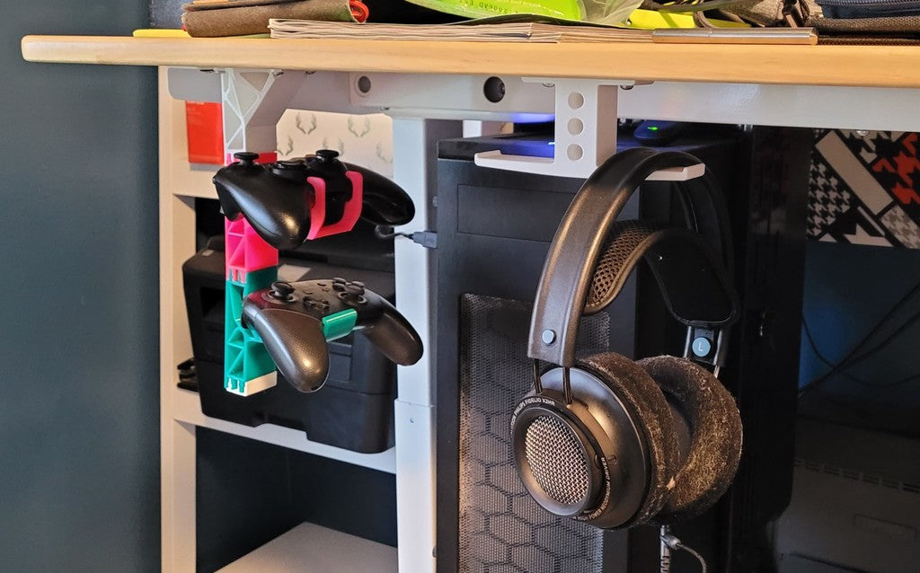 Support de contrôleur modulaire (monté en haut sous le bureau)
