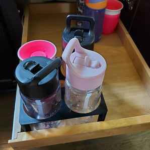 Porte-bouteille d'eau intelligent pour biberons - Organisateur optimal pour tiroirs et placards