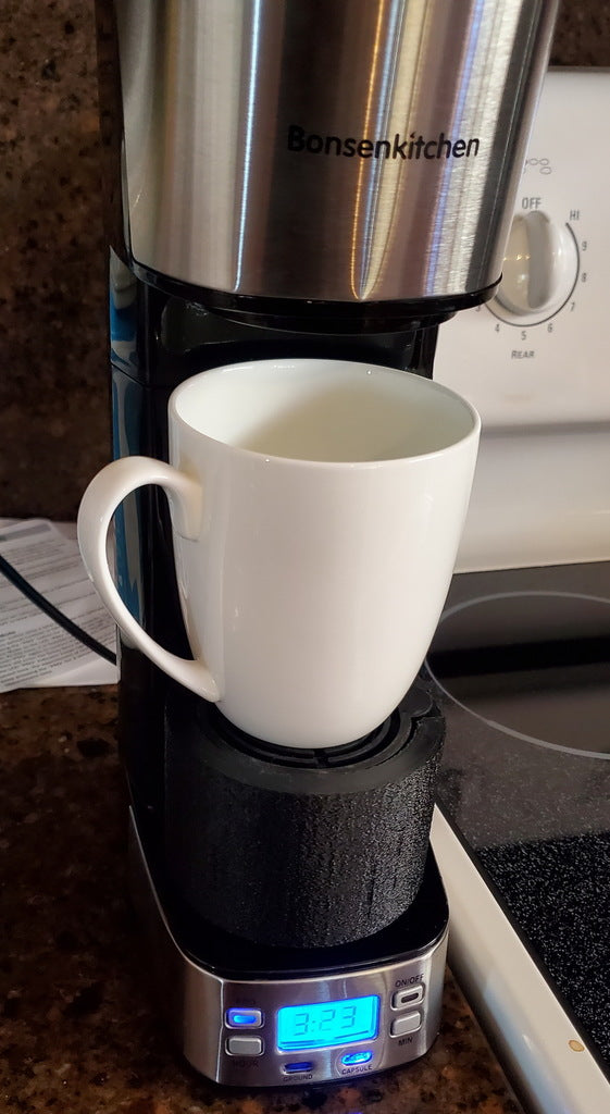 Bonsenkitchen support de tête pour machine à café