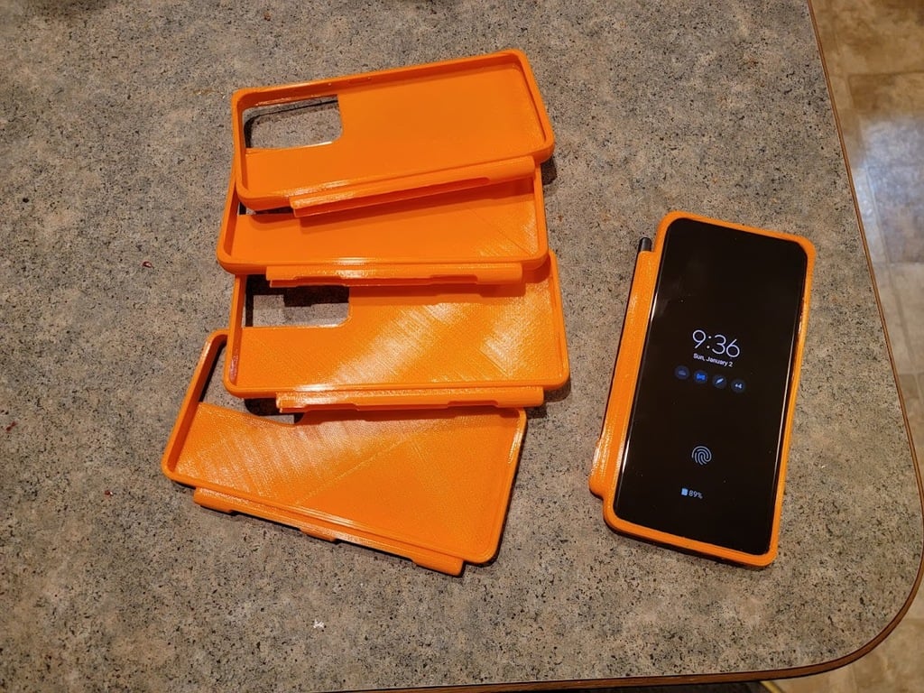 Étui pour téléphone Samsung Galaxy S21 Ultra avec support pour stylo S